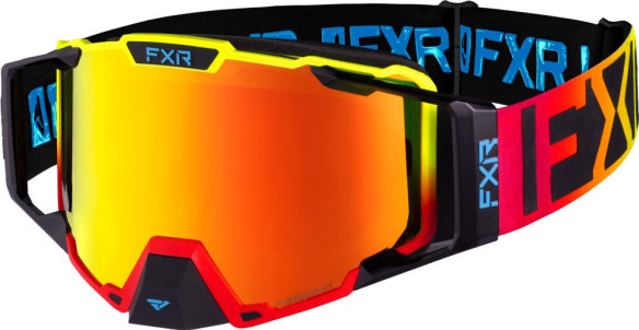 Ochelari Snowmobil Pilot Ignition Mirror Orange Lens 23