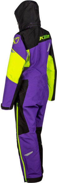 Combinezon Non-Insulated Dama Ripsa One-Piece Short Heliotrope