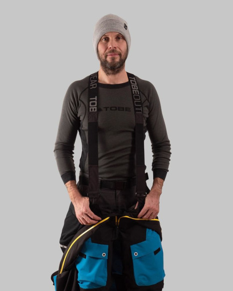 Combinezon Snowmobil Non-Insulated Tiro V2 Blue Aster
