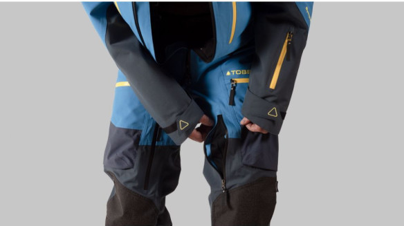 Combinezon Snowmobil Non-Insulated Macer V2 Blue Aster