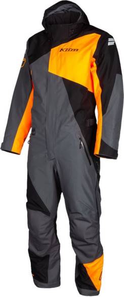 Combinezon Snowmobil Insulated Railslide One-Piece Short Black-Strike Orange 2022