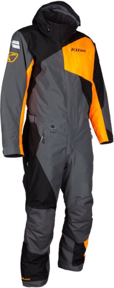 Combinezon Snowmobil Insulated Railslide One-Piece Short Black-Strike Orange 2022