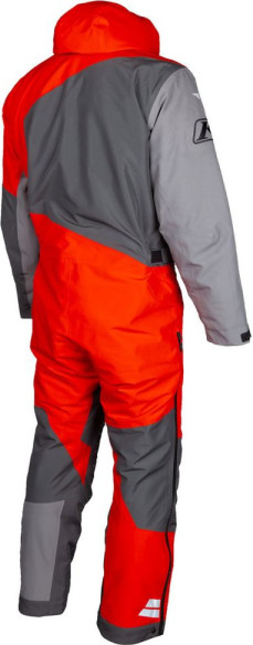 Combinezon Snowmobil Insulated Railslide One-Piece Short Asphalt-High Risk Red