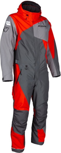 Combinezon Snowmobil Insulated Railslide One-Piece Short Asphalt-High Risk Red