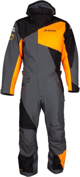 Combinezon Snowmobil Insulated Railslide One-Piece Black-Strike Orange 2022