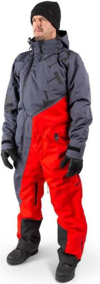 Combinezon Snowmobil Insulated Allied Racing Red