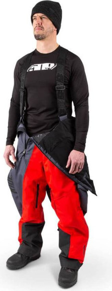 Combinezon Snowmobil Insulated Allied Racing Red