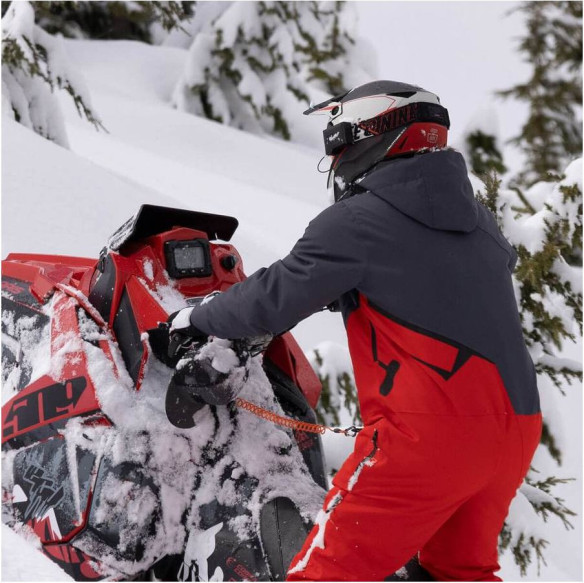 Combinezon Snowmobil Insulated Allied Racing Red