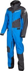 Combinezon Snowmobil Non-Insulated Lochsa One-Piece Short Asphalt-Electric Blue Lemonade