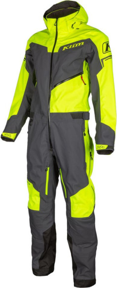 Combinezon Snowmobil Non-Insulated Lochsa One-Piece Short Asphalt-Hi-Vis