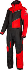Combinezon Snowmobil Non-Insulated Lochsa One-Piece Short Black-High Risk Red