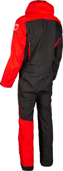 Combinezon Snowmobil Non-Insulated Lochsa One-Piece Short Black-High Risk Red