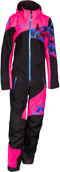 Combinezon Snowmobil Non-Insulated Ripsa One-Piece Knockout Pink-Electric Blue Lemonade