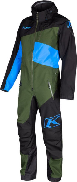 Combinezon Snowmobil Non-Insulated Ripsa One-Piece Kombu Green-Electric Blue Lemonade