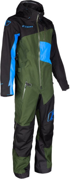 Combinezon Snowmobil Non-Insulated Ripsa One-Piece Kombu Green-Electric Blue Lemonade
