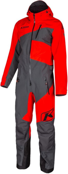 Combinezon Snowmobil Non-Insulated Ripsa One-Piece Short High Risk Red-Asphalt