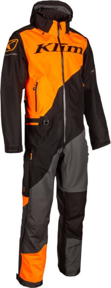 Combinezon Snowmobil Non-Insulated Scout One-Piece Black-Strike Orange