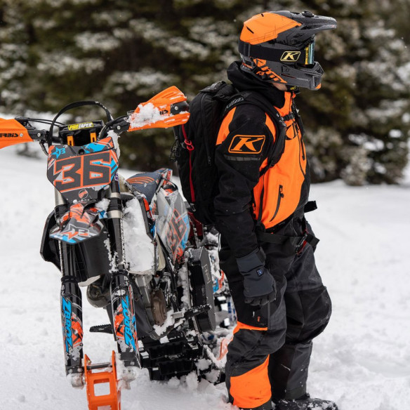 Combinezon Snowmobil Non-Insulated Scout One-Piece Black-Strike Orange