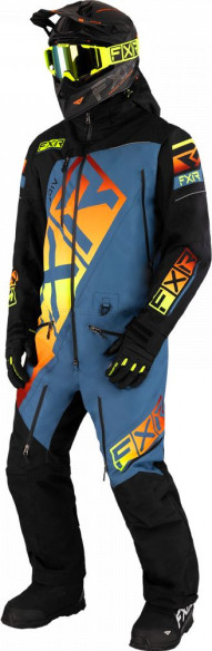Combinezon Snowmobil CX Lite Black/Steel/Inferno