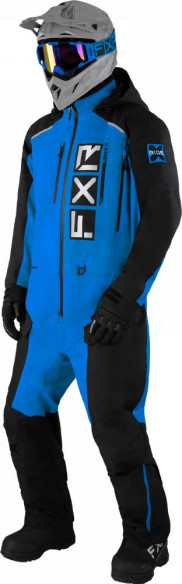 Combinezon Snowmobil Recruit Lite Black/Blue