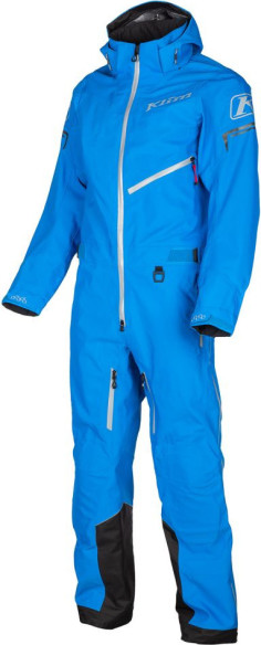 Combinezon Snowmobil Non-Insulated Short Electric Blue Lemonade/Monument Gray