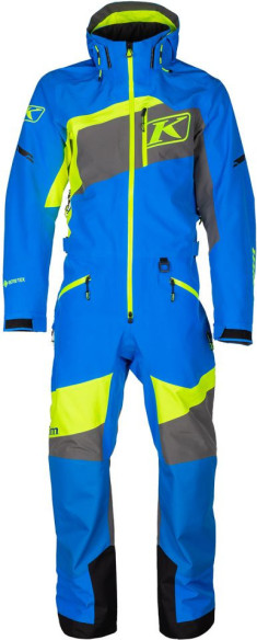 Combinezon Snowmobil Non-Insulated Ripsa Short Electric Blue Lemonade/Hi-Vis