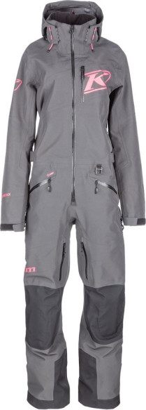 Combinezon Snowmobil Non-Insulated Ripsa Vapor Asphalt/Knockout Pink 24
