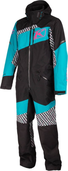 Combinezon Snowmobil Non-Insulated Ripsa Black/Arctic Teal 25