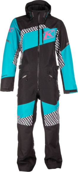 Combinezon Snowmobil Non-Insulated Ripsa Black/Arctic Teal 25
