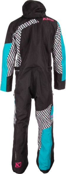 Combinezon Snowmobil Non-Insulated Ripsa Black/Arctic Teal 25