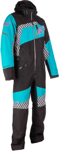 Combinezon Snowmobil Non-Insulated Ripsa Black/Arctic Teal 25