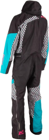 Combinezon Snowmobil Non-Insulated Ripsa Black/Arctic Teal 25