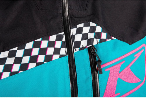 Combinezon Snowmobil Non-Insulated Ripsa Black/Arctic Teal 25