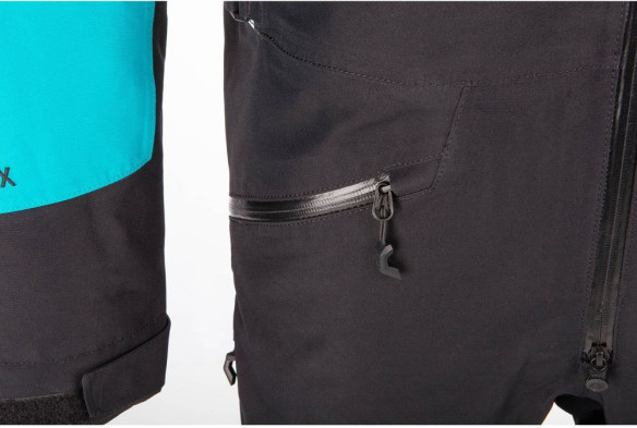 Combinezon Snowmobil Non-Insulated Ripsa Black/Arctic Teal 25