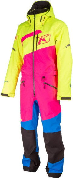 Combinezon Snowmobil Non-Insulated Short Ripsa PInk Glo/Hi-Vis 25