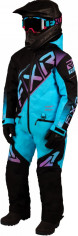 Combinezon Snowmobil Child CX Black/Sky-Lilac Fade