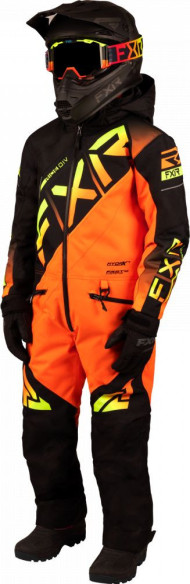 Combinezon Snowmobil Youth CX Black/Inferno