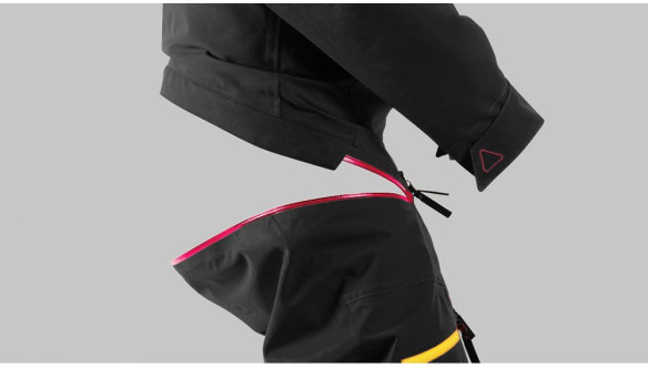 Combinezon Snowmobil Dama Non-Insulated Ekta Jet Black Pink