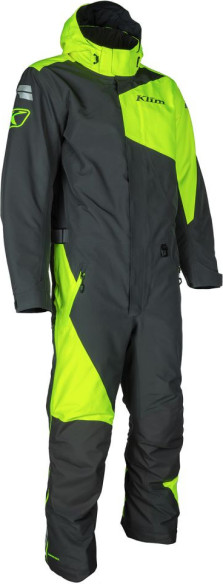 Combinezon Snowmobil Insulated Railslide Asphalt/Hi-Vis