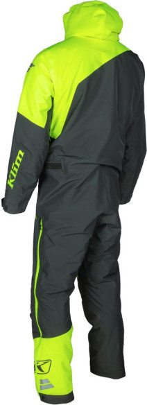 Combinezon Snowmobil Insulated Railslide Asphalt/Hi-Vis