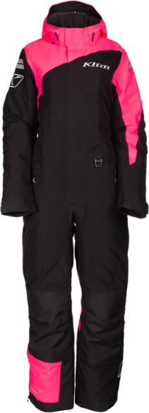 Combinezon Snowmobil Insulated Dama Vailslide One-Piece Short Black-Knockout Pink 2022