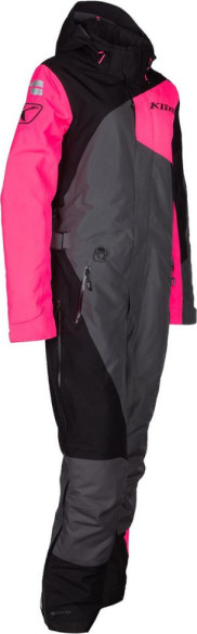 Combinezon Snowmobil Insulated Dama Vailslide One-Piece Short Knockout Pink-Black
