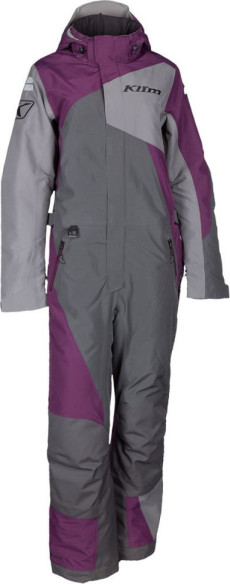 Combinezon Snowmobil Insulated Dama Vailslide One-Piece Short Deep Purple-Asphalt