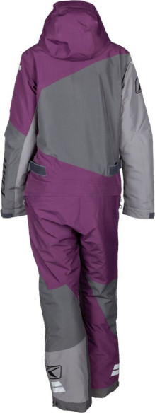 Combinezon Snowmobil Insulated Dama Vailslide One-Piece Short Deep Purple-Asphalt