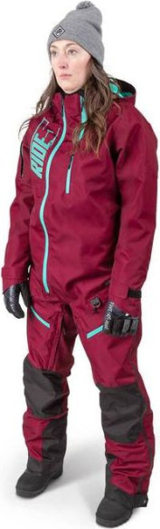 Combinezon Snowmobil Non-Insulated Dama Allied Maroon