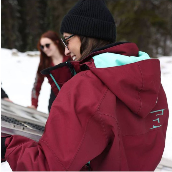 Combinezon Snowmobil Non-Insulated Dama Allied Maroon