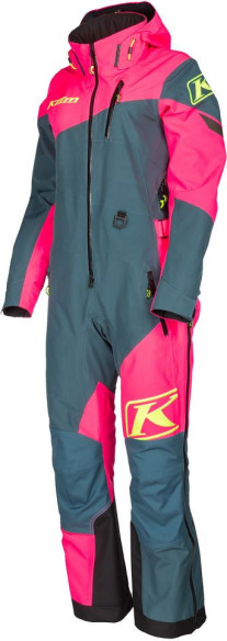 Combinezon Dama Snowmobil Non-Insulated Shredsa Petrol/Knockout Pink