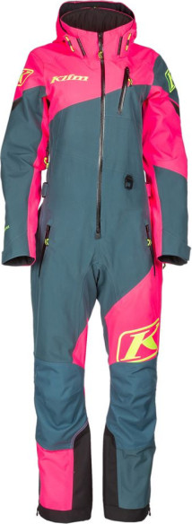 Combinezon Dama Snowmobil Non-Insulated Shredsa Petrol/Knockout Pink