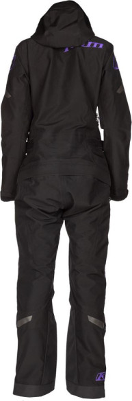 Combinezon Dama Snowmobil Non-Insulated Shredsa Short Black/Heliotrope