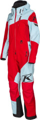 Combinezon Dama Snowmobil Non-Insulated Shredsa Short Chili Pepper/Crystal Blue